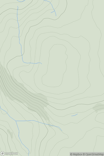 Thumbnail image for Cefn Du [Llandudno to Wrexham] [SH835730] showing contour plot for surrounding peak
